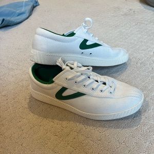 TRETORNS sneakers!!! White + green!!!